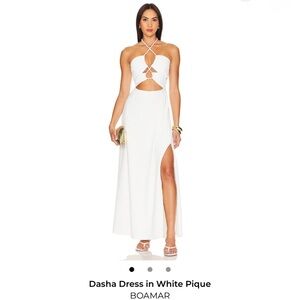 Boamar White Cutout Maxi Dress